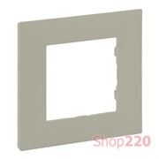Рамка 1 пост, песочный, Niloe Step Legrand