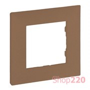 Рамка 1 пост, медь, Niloe Step Legrand