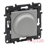 Диммер поворотный, алюминий, Niloe Step Legrand