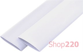 Термоусадочная трубка e.termo.stand.12.6.white 12/6, 1м, белый