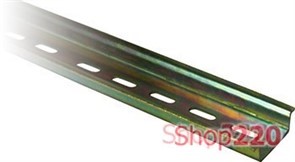 Din-рейка оцинкованная, 30 см, IEK YDN10-0030-U