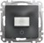 Датчик движения с кнопкой, черный, Sedna Design - фото 102100