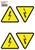 Самоклеящаяся наклейка Молния (160х160х160мм) 5 шт/лист, e.sticker.lightning.160 Enext