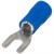 Изолированный вилочный наконечник 0.5-1.5 кв.мм, синий, 100шт, e.terminal.stand.sv.1,25.5.blue Enext - фото 116085