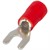 Изолированный вилочный наконечник 0.5-1.5 кв.мм, красный, 100шт, e.terminal.stand.sv.1,25.5.red Enext - фото 116093
