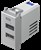 Розетка с A&C USB EM68ES MODUL