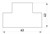 Т-соединитель для короба 20х10мм, e.trunking.t.channel.stand.20.10 Enext - фото 118538