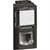 Механизм розетки телефонной RJ11 1 модуль. черный. Bticino Living Now. KG4258RJ11