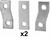 Переходник шинный NBS-ZB 100-250AF 3P (3P, комплект 6шт.)