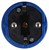 Вилка переносная ВП 16А/2 (220В) 2Р+PE (012) Синяя - фото 139536