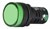 Сигнальная арматура зеленая, 12V АC/DC, AD22-22DS - фото 142607