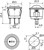 Переключатель 1-клавишный круглый опрокидывающийся (черный) KCD1-5-103 B/B - фото 142978