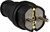 Вилка каучуковая стандартная 2Р+PE 16А IP44 - фото 146267