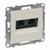 Розетка информационная двойная RJ45 cat. 6 UTP, слоновая кость, Suno