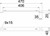 Кронштейн напольный/настенный 400 мм для проволочного лотка, FT (40-60 мкм) - фото 152257