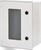 Шкаф полиэстеровый с окном В400xШ300xГ200, IP66, 2 замка, EPC-W 40-30-20