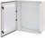 Шкаф полиэстеровый с окном В600xШ500xГ230, IP66, 2 замка, EPC-W 60-50-23