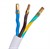 Шнур с вилкой 3х0,75, 1,2м, белый, e.wire.plug.white.0,75 - фото 164341