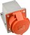 Розетка стационарная 16А, 5P, IP44, UCombi