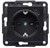 Розетка с USB тип С, черный, Lumina WL4853 Hager - фото 171553