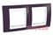 Рамка 2 поста, гранат, Unica MGU6.004.872 Schneider