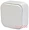 Кнопка одноклавишная, белый, 782405 Legrand Quteo - фото 13817