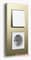Выключатель aluminium bright gold, Gira Esprit