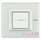 Рамка прямоугольной формы, White, цвет белое стекло, HA4802VBB