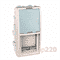 Плата RJ45 без суппорта, сл. кость, MGU9.461.25 Schneider Unica