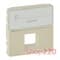 Лицевая панель RJ11/RJ45 с текстом, слоновая кость, Valena 755471 Legrand