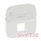 Лицевая панель RJ11/RJ45 с текстом, белый, Valena 755475 Legrand
