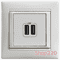 РОЗЕТКА USB, БЕЛАЯ, 770470 LEGRAND VALENA
