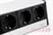 Угловой блок розеток R-Dock 3x220В EVOline - фото 47368