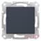Переключатель одноклавишный 16А, графит, Sedna SDN0400470 Schneider