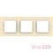 Рамка 3 места, Серо-жемчужный, Unica Quadro MGU4.706.35 Schneider