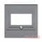 Накладка USB и аудио розеток, сталь, Levit ABB 5014H-A00040 69