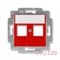 Центральная плата для модулей KeyStone, красный, Levit ABB 5014H-A01018 65