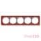Рамка 5 постов, терракота, Neo Tech ABB 3901M-A00150 35