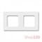 Рамка 2 поста, белый, Levit ABB 3901H-A05020 03