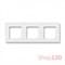 Рамка 3 поста, белый, Levit ABB 3901H-A05030 03