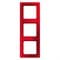Рамка 3 поста, красный, Q.1 Berker 10136062 - фото 62085