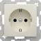 Розетка с заземлением и шторками, белый, S.1 Berker 47238982 - фото 62186