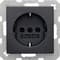 Розетка с заземлением, антрацит, S.1 Berker 47431606 - фото 62192