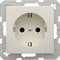 Розетка с заземлением, белый, S.1 Berker 47438982 - фото 62196