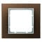 Рамка 1 пост, коричневый, B.3 Berker 10113021 - фото 62355