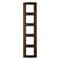Рамка 5 постов, коричневый, B.3 Berker 10153001 - фото 62369