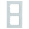 Рамка 2 поста, полярно-белый, B.7 Berker 10126919 - фото 62486