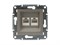 Розетка компьютерная RJ-45 двойная, бронза, EPH4400169 Asfora Schneider - фото 66038