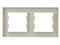 Рамка 2 поста, кремовый, EPH5800223 Schneider Asfora - фото 66673