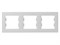 Рамка 3 поста, белый, EPH5800321 Schneider Asfora - фото 66818